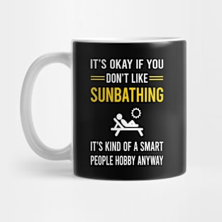 Smart People Hobby Sunbathing Sunbathe Sunbath Sun Bathing Mug